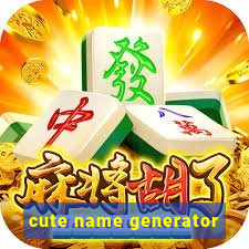 cute name generator